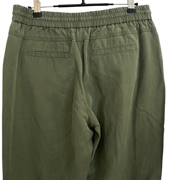 Banana Republic Women Military Jogger Cargo Pants Army Olive Green Sz S Trousers - Picture 7 of 9